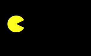 Simple, Pacman, Black Background wallpaper thumb