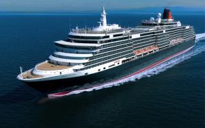 Queen Victoria cruise ship, sea wallpaper thumb