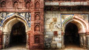 Two Archways In India Hdr wallpaper thumb