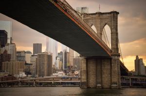 New York, the city, Brooklyn bridge wallpaper thumb