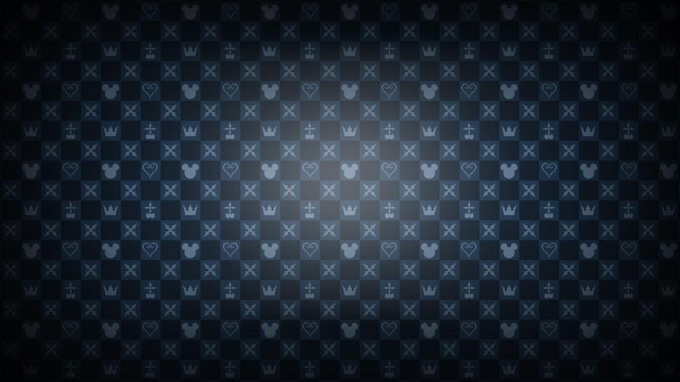 Kingdom Hearts Pattern Wallpaper Vector And Designs Wallpaper Better