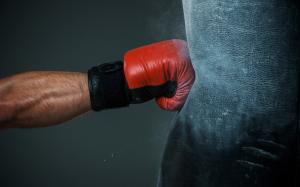 Boxing Glove hit wallpaper thumb