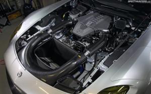 Mercedes SLS Gullwing AMG Garage Engine Carbon Fiber HD wallpaper thumb