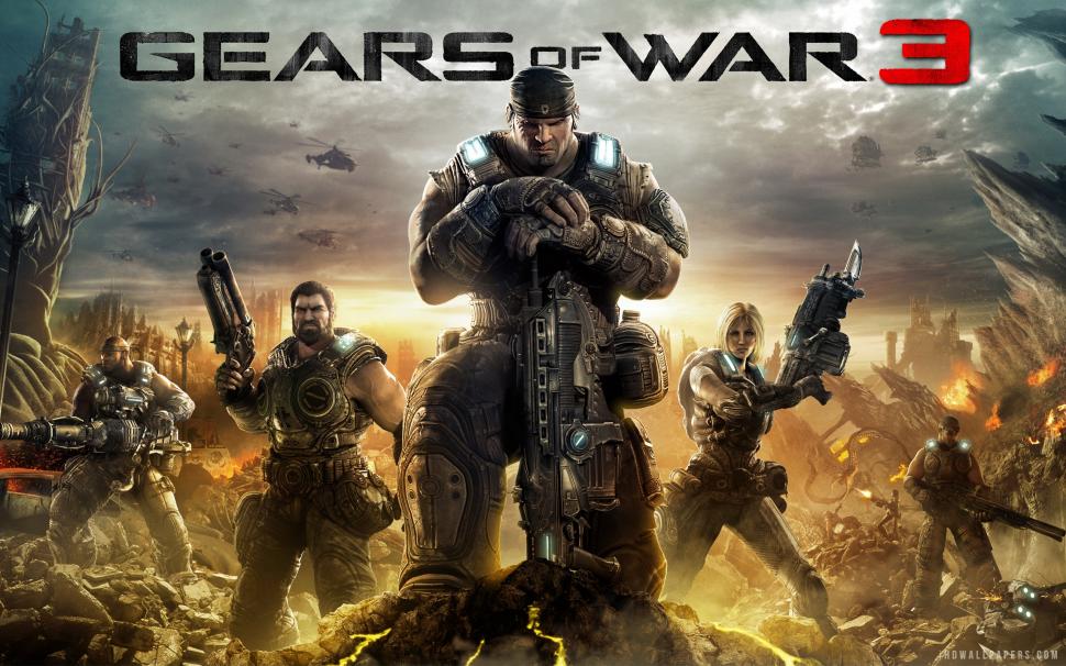 Gears of War 3 Game wallpaper,game HD wallpaper,gears HD wallpaper,2560x1600 wallpaper