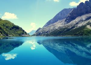 Landscape, Lake, Mountain, Clear, Nature wallpaper thumb