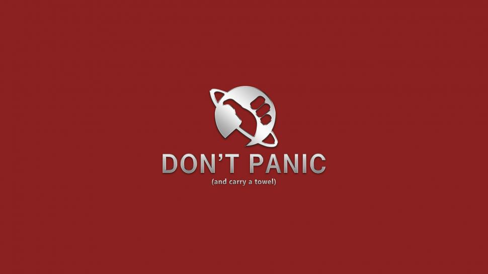 The Hitchhiker's Guide to the Galaxy Don't Panic HD wallpaper,movies HD wallpaper,the HD wallpaper,s HD wallpaper,galaxy HD wallpaper,to HD wallpaper,t HD wallpaper,guide HD wallpaper,hitchhiker HD wallpaper,don HD wallpaper,panic HD wallpaper,2560x1440 wallpaper
