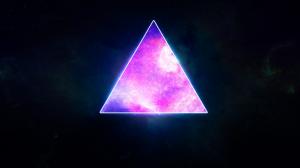 Triangle Purple Abstract HD wallpaper thumb
