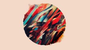 Digital Art, Circle, Painting, Colorful, Simple Background, Watercolor wallpaper thumb