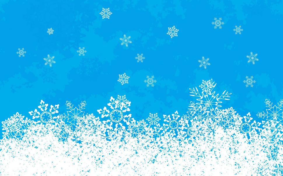 White Snowflakes On Blue Background wallpaper,Winter HD wallpaper,1920x1200 wallpaper