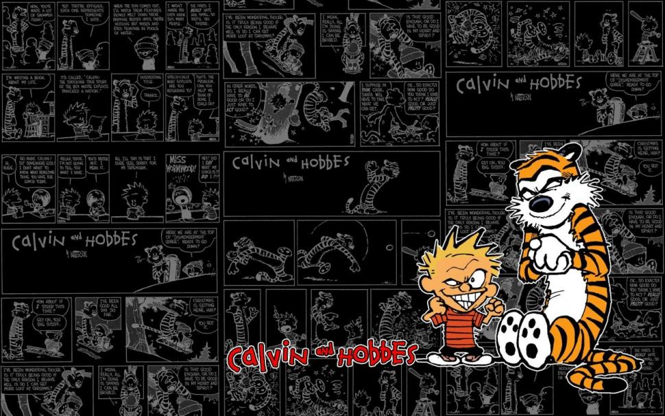 Calvin and Hobbes HD wallpaper,cartoon/comic wallpaper,and wallpaper,calvin wallpaper,hobbes wallpaper,1280x800 wallpaper