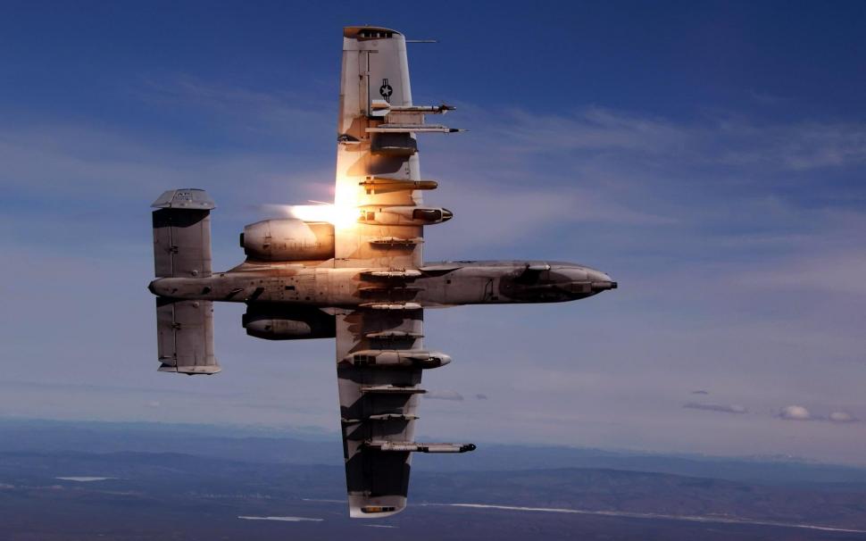 A 10 Thunderbolt II During Live Fire Training wallpaper,live HD wallpaper,fire HD wallpaper,during HD wallpaper,thunderbolt HD wallpaper,training HD wallpaper,planes HD wallpaper,1920x1200 wallpaper
