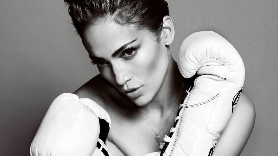 Jennifer Lopez Boxing Gloves wallpaper,singer HD wallpaper,actress HD wallpaper,monochrome HD wallpaper,2560x1440 wallpaper