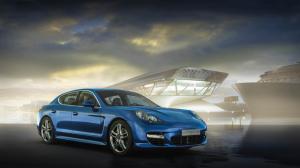 Porsche Panamera BlueRelated Car Wallpapers wallpaper thumb