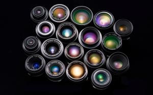 Colorful combination of camera lens wallpaper thumb
