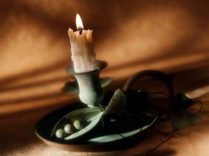 lonely candle dark fire flame HD wallpaper thumb
