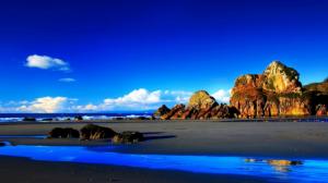 Rocks, beach, HD scenery wallpaper thumb