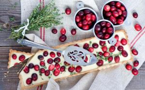 Cake Dessert Berries Cranberries Food wallpaper thumb