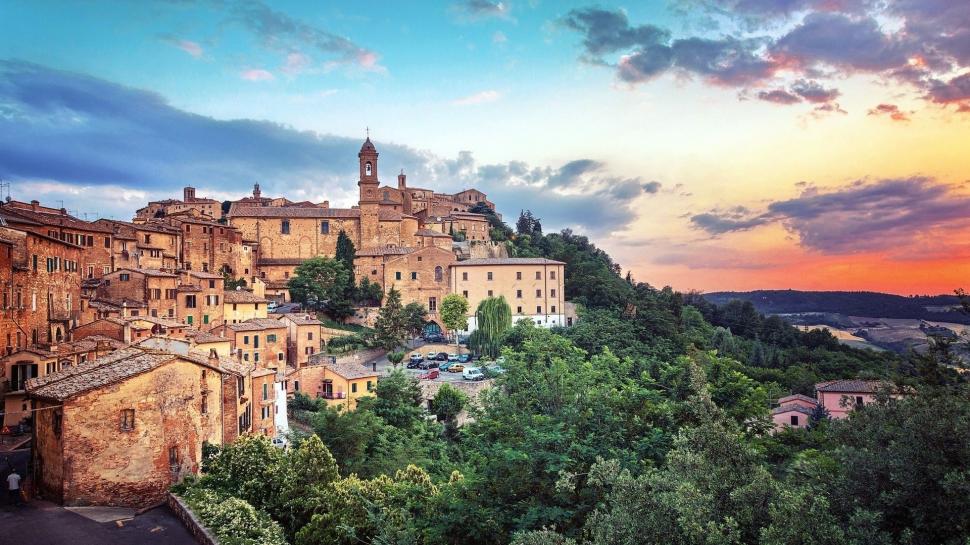 City, Building, Old Building, Architecture, Tuscany, Italy, Sunset, Forest, Church, Europe wallpaper,city HD wallpaper,building HD wallpaper,old building HD wallpaper,architecture HD wallpaper,tuscany HD wallpaper,italy HD wallpaper,sunset HD wallpaper,forest HD wallpaper,church HD wallpaper,europe HD wallpaper,1920x1080 wallpaper
