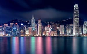 Hong Kong, HongKong, Walking in the city, Night wallpaper thumb