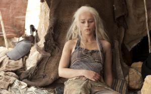 Emilia Clarke in Game of Thrones wallpaper thumb