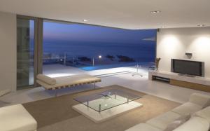 Modern Living Room With Exceptional View wallpaper thumb
