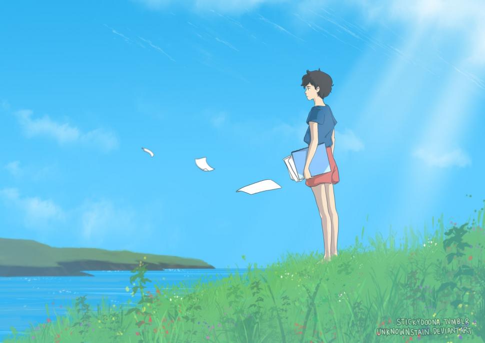 When Marnie Was There, Anime Girls, Clear Sky, River wallpaper,when marnie was there wallpaper,anime girls wallpaper,clear sky wallpaper,river wallpaper,1600x1131 wallpaper,1600x1131 wallpaper