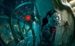 Bioshock, Games, Video Games, Iron, Fighter, Girl, Scary wallpaper thumb