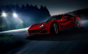 Ferrari FF Night Lights Drift HD wallpaper thumb