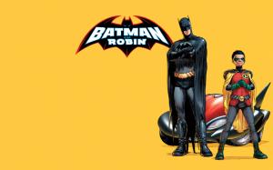 Batman Robin DC Yellow HD wallpaper thumb