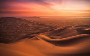 Landscape, Nature, Morocco, Desert, Dune, Sunset wallpaper thumb