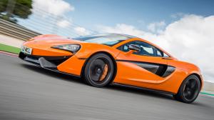 McLaren 570S orange supercar speed wallpaper thumb