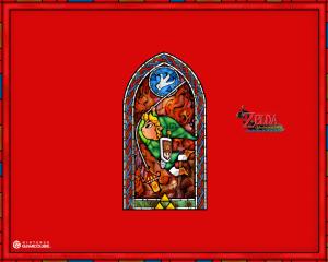 Zelda Red Stained Glass Link Nintendo Wind Waker Toon Link HD wallpaper thumb