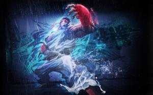 Blue Street Fighter Tekken Ryu HD wallpaper thumb