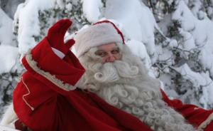 santa claus, sleigh, hand, snow, beard, glasses, winter wallpaper thumb