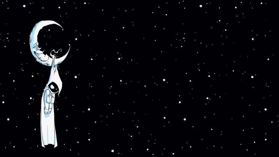 Moon Knight Marvel BW Stars Moon HD wallpaper,cartoon/comic HD wallpaper,bw HD wallpaper,stars HD wallpaper,moon HD wallpaper,marvel HD wallpaper,knight HD wallpaper,1920x1080 wallpaper