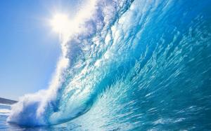 Sea wave wallpaper thumb