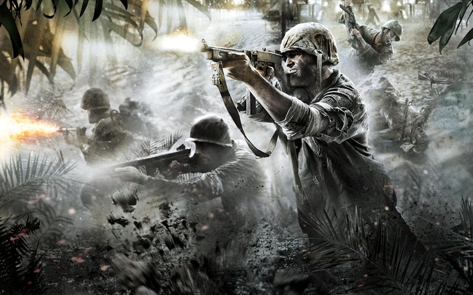 Call of Duty World at War wallpaper,activision HD wallpaper,war HD wallpaper,battle HD wallpaper,guns HD wallpaper,blood HD wallpaper,1920x1200 wallpaper