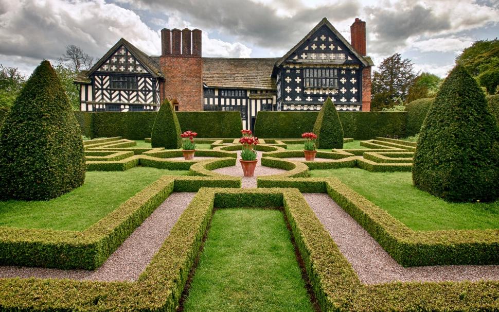 Cheshire, England, mansion, park, garden, trees, shrubs, flowers wallpaper  | travel and world | Wallpaper Better