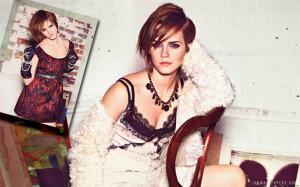 Emma Watson Glamour Magazine wallpaper thumb