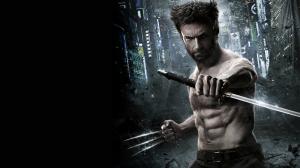 Wolverine X-Men Hugh Jackman Sword Black Muscle Physique HD wallpaper thumb