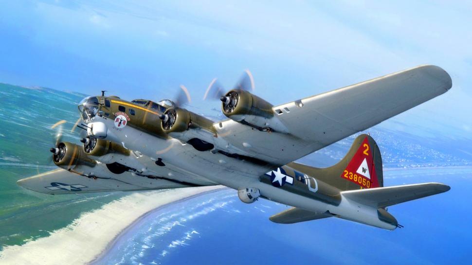 B-17 Thunderbird Of Another Time wallpaper,thunderbird HD wallpaper,aircraft HD wallpaper,plane HD wallpaper,wwii HD wallpaper,1080i HD wallpaper,boeing HD wallpaper,b-17 HD wallpaper,antique HD wallpaper,fortress HD wallpaper,flying HD wallpaper,aircraft pla HD wallpaper,1920x1080 wallpaper
