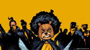 Gangster Teddy Bear Yellow HD wallpaper thumb