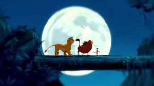 The Lion King Moon Night HD wallpaper thumb