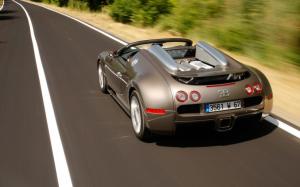 Bugatti Veyron 16.4 Grand Sport 2010 in Rome - Rear Angle Speed Top wallpaper thumb