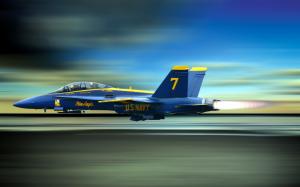 Blue Angels, the high-speed flying fighter wallpaper thumb