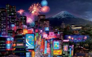 Tokyo City in Cars 2 HD wallpaper thumb
