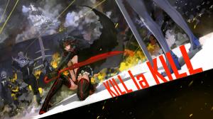 Kill la Kill Anime Drawing Sword HD wallpaper thumb