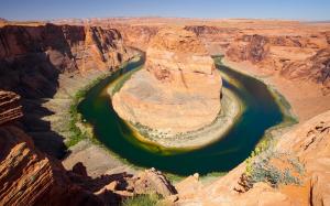 Green Grand Canyon River  High Res Photos wallpaper thumb