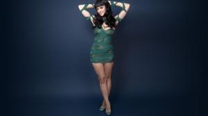 Katy Perry, Skirt, Legs, Smile, Singer wallpaper thumb