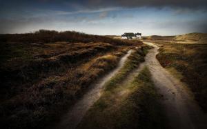 Dirt Road To A House In The Dunes wallpaper thumb